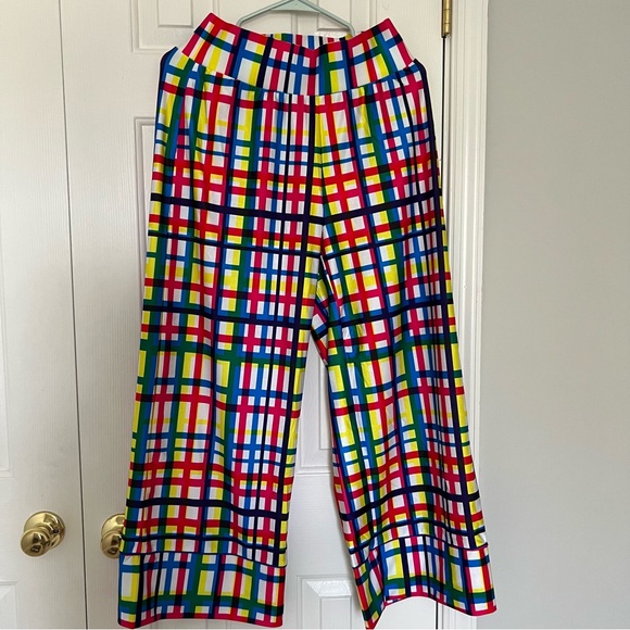NWT Terez checkered printed pants - Picture 2 of 5